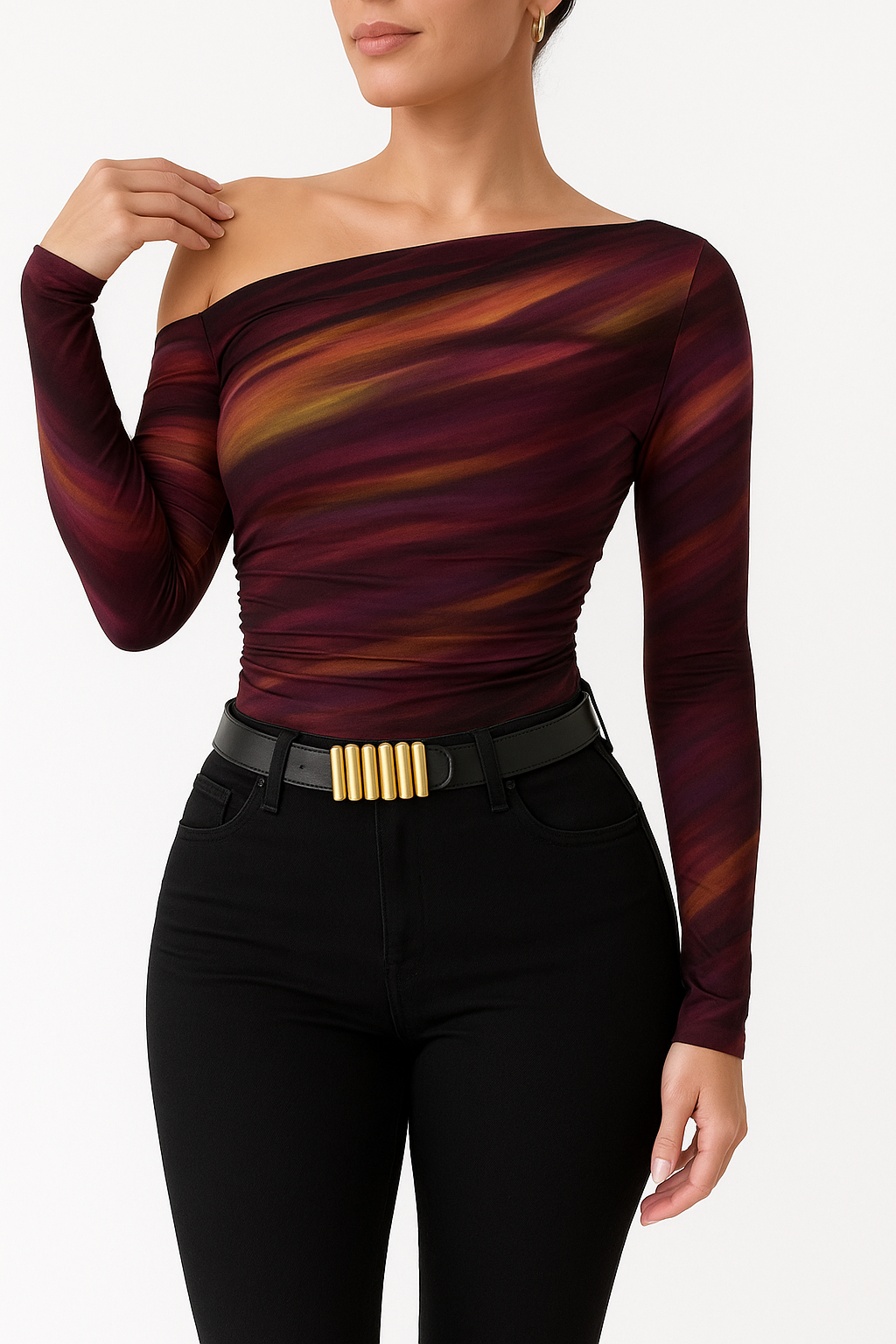 DENIES - Stijlvolle Off-Shoulder Top