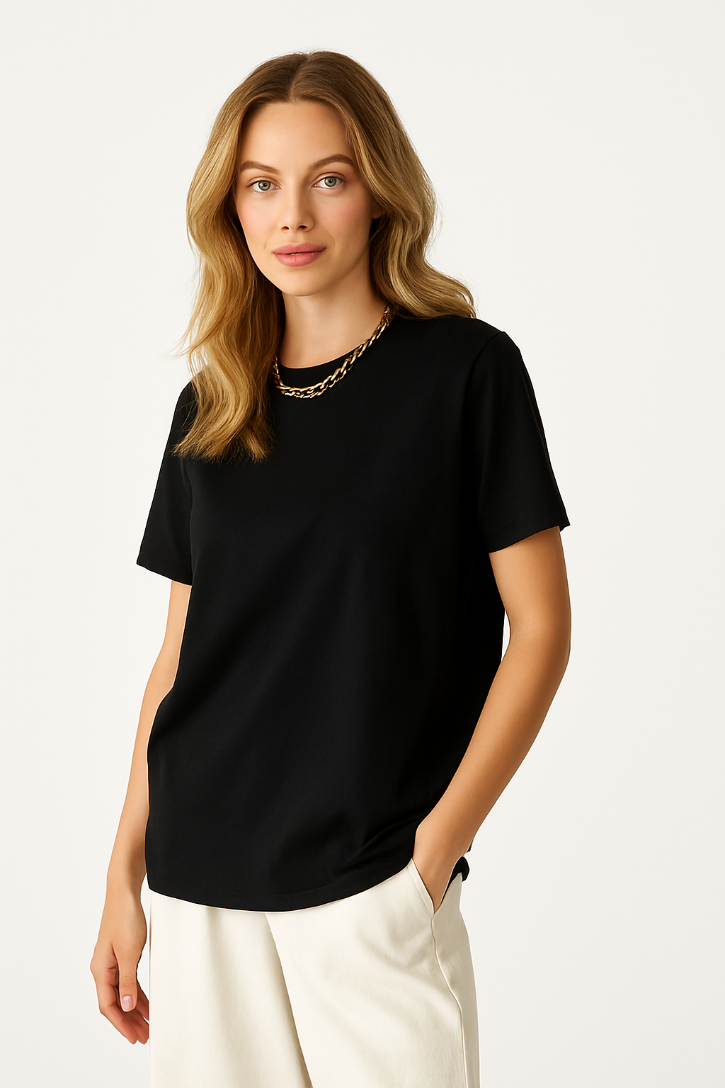 JENNA - Basis T-shirt Met Korte Mouwen