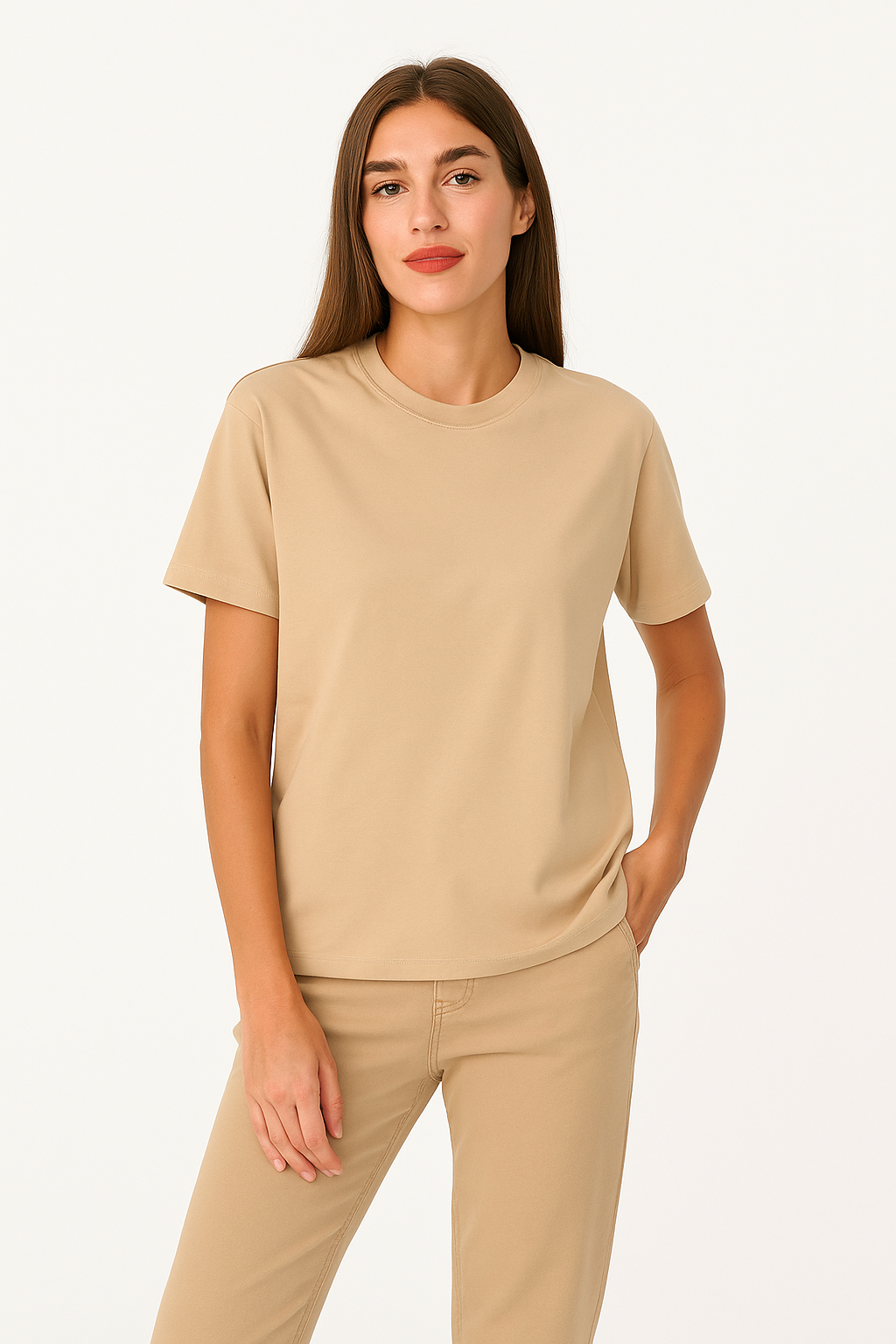 JENNA - Basis T-shirt Met Korte Mouwen