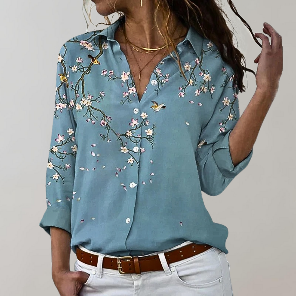 LOU – Stijlvolle Zomerblouse met Print LIMTED EDITION