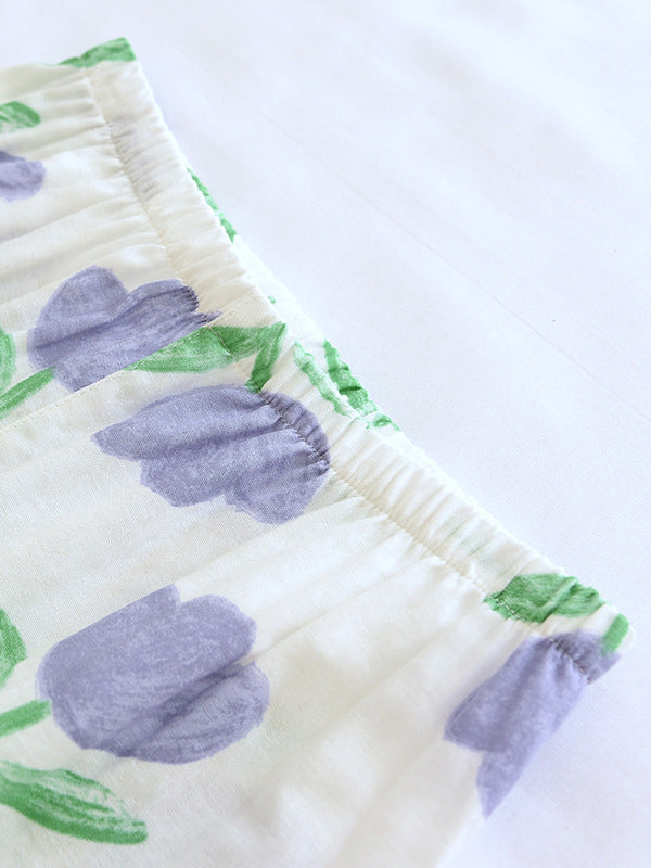 MAY - Katoenen Pyjama Set met Lange Mouwen
