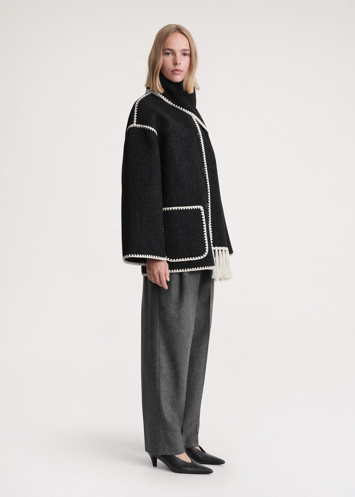 ELIN - Luxe Sjaal Jas