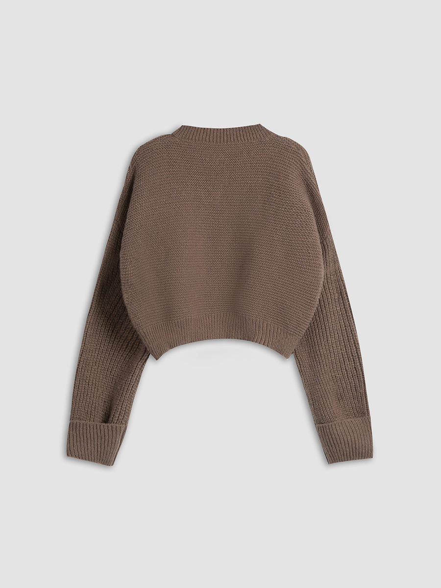 ROYCE - Minimalistische V-hals Trui