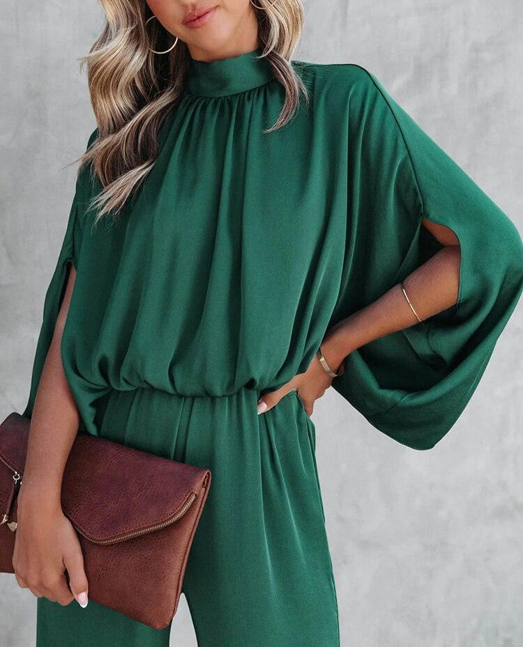 CRISS - Trendy Groene Jumpsuit