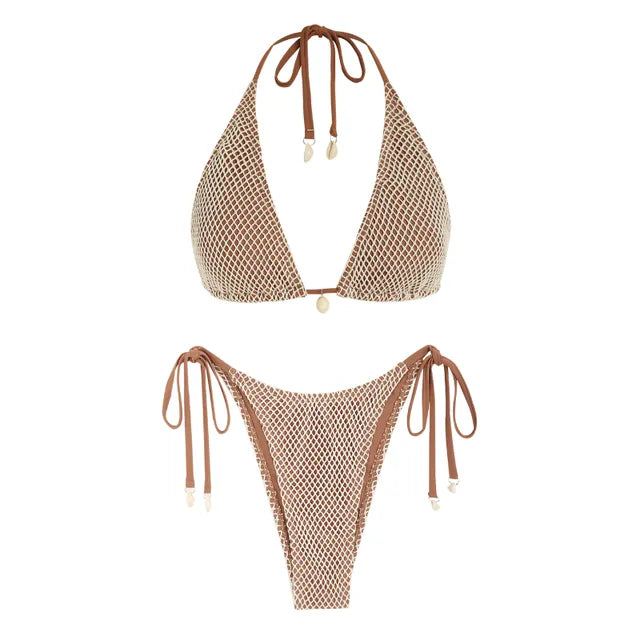 DOL -stijlvolle bikini met pastel kleuren.