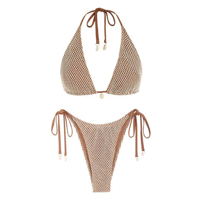 DOL -stijlvolle bikini met pastel kleuren.