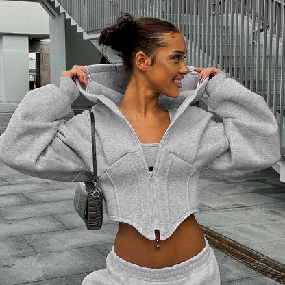 LILY - Corset Hoodie