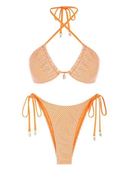 DOL -stijlvolle bikini met pastel kleuren.