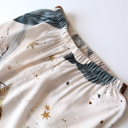 JEANET - Viscose Pyjama Set Met Motief