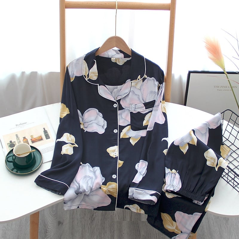 JEANET - Viscose Pyjama Set Met Motief