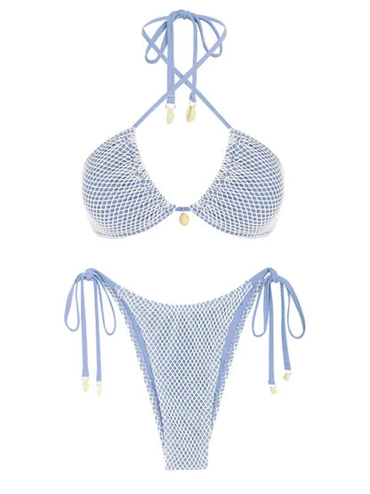 DOL -stijlvolle bikini met pastel kleuren.