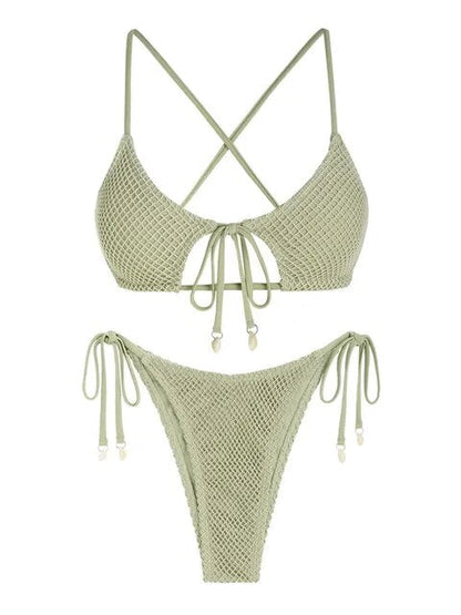 DOL -stijlvolle bikini met pastel kleuren.