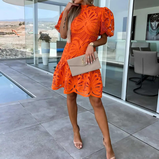 RIKKA - Elegante kanten jurk voor KONINGSDAG
