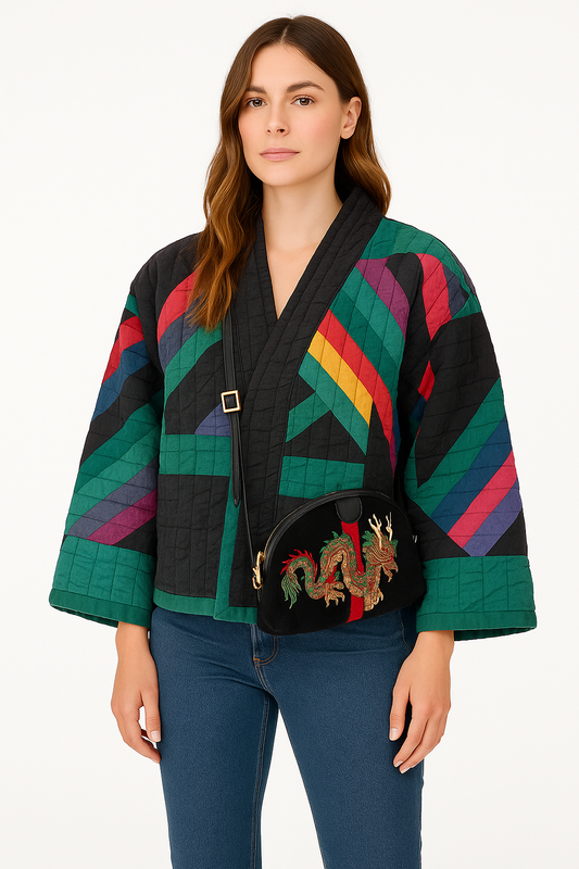 FAY - Retro Gewatteerde Oversized Jas
