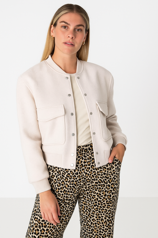 BLOEM - Comfortabele luxe bomberjas
