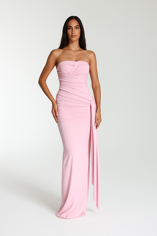 CHERES – Strapless Maxi Jurk