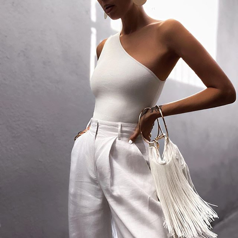 ISA MAY - One-Shoulder Top
