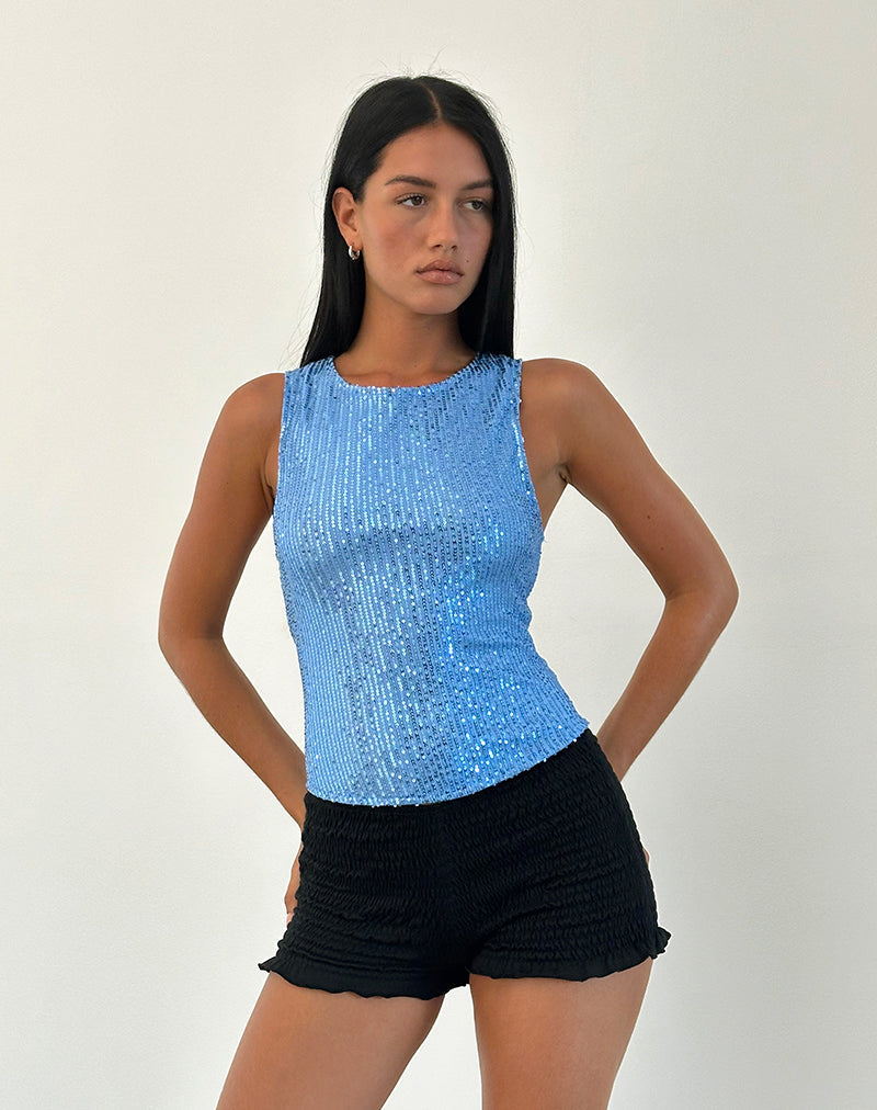 MIREL - Glamoureuze Sequin Top