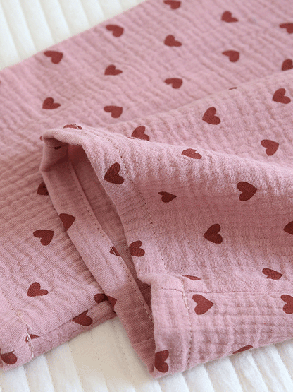 LIDA - Katoenen Pyjamabroek Met Hartjesprint