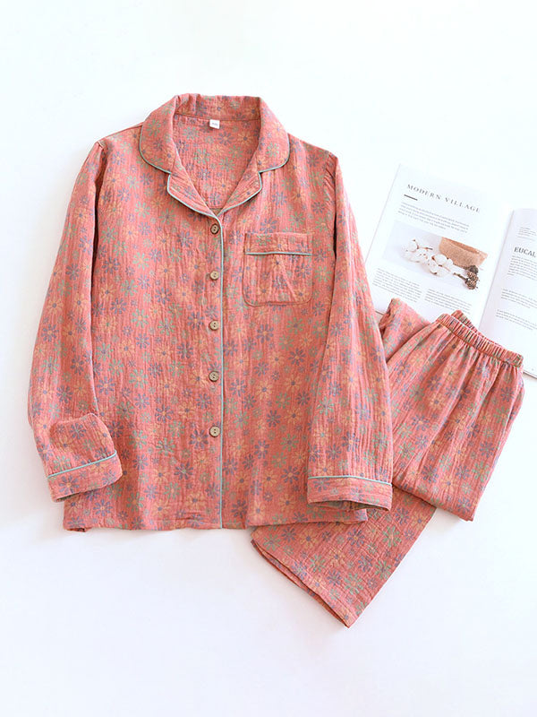 PERI - Vintage Bloemenprint Pyjama Set