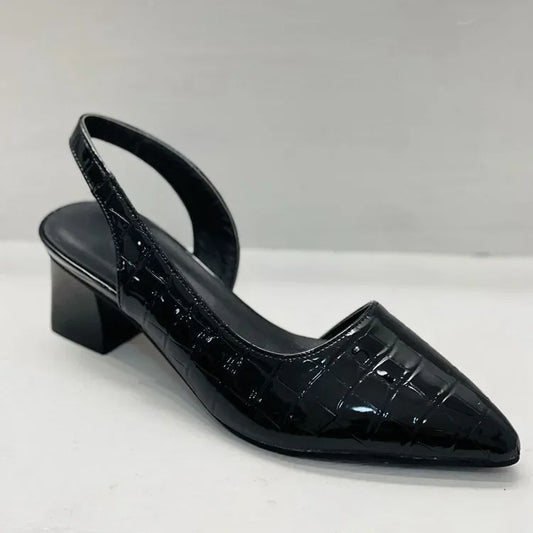 LOT Croco-Style Pumps