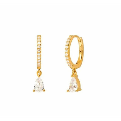 LELA - Gouden Oorbellen Set met Zirkonia