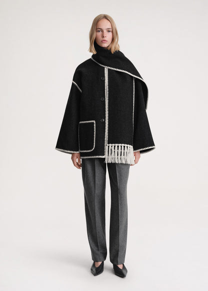 ELIN - Luxe Sjaal Jas