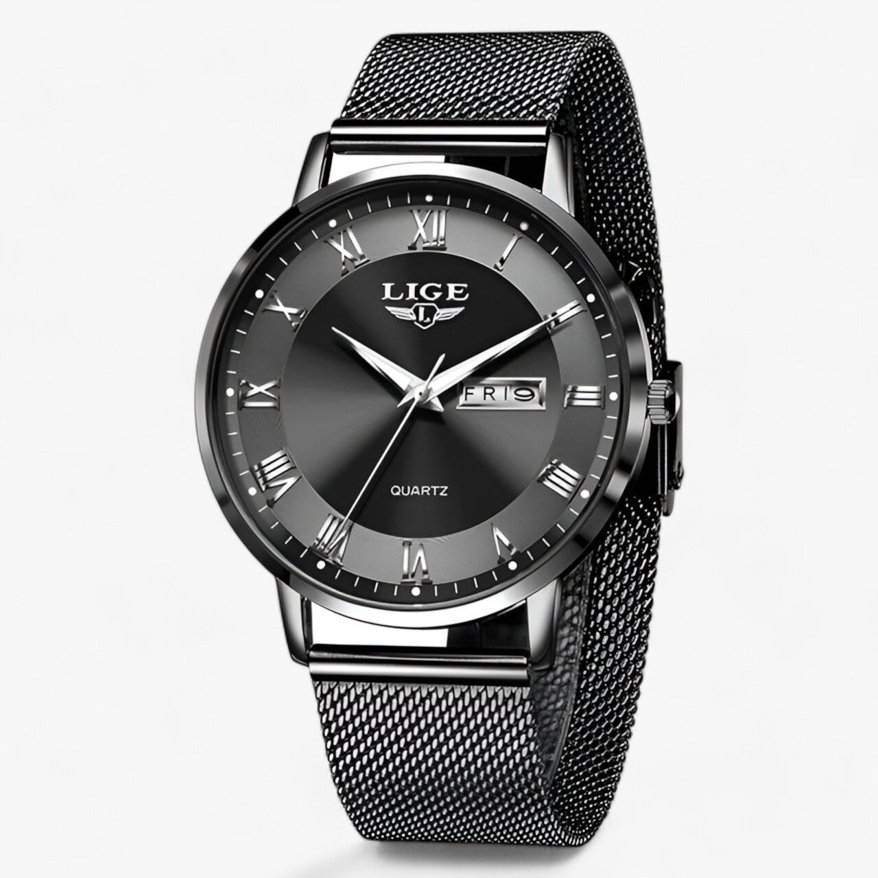 LAYLA / Elegante Staal-Mesh Horloge