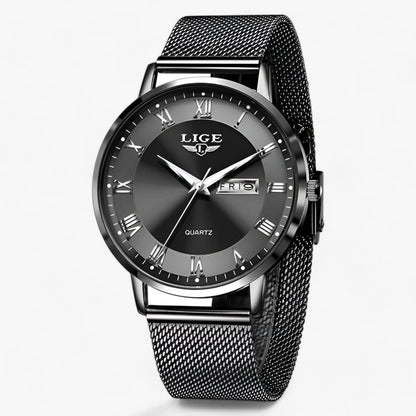 LAYLA / Elegante Staal-Mesh Horloge