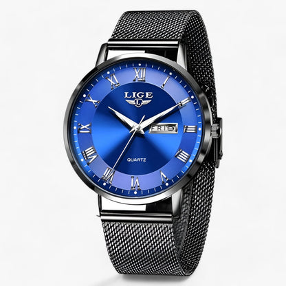 LAYLA / Elegante Staal-Mesh Horloge