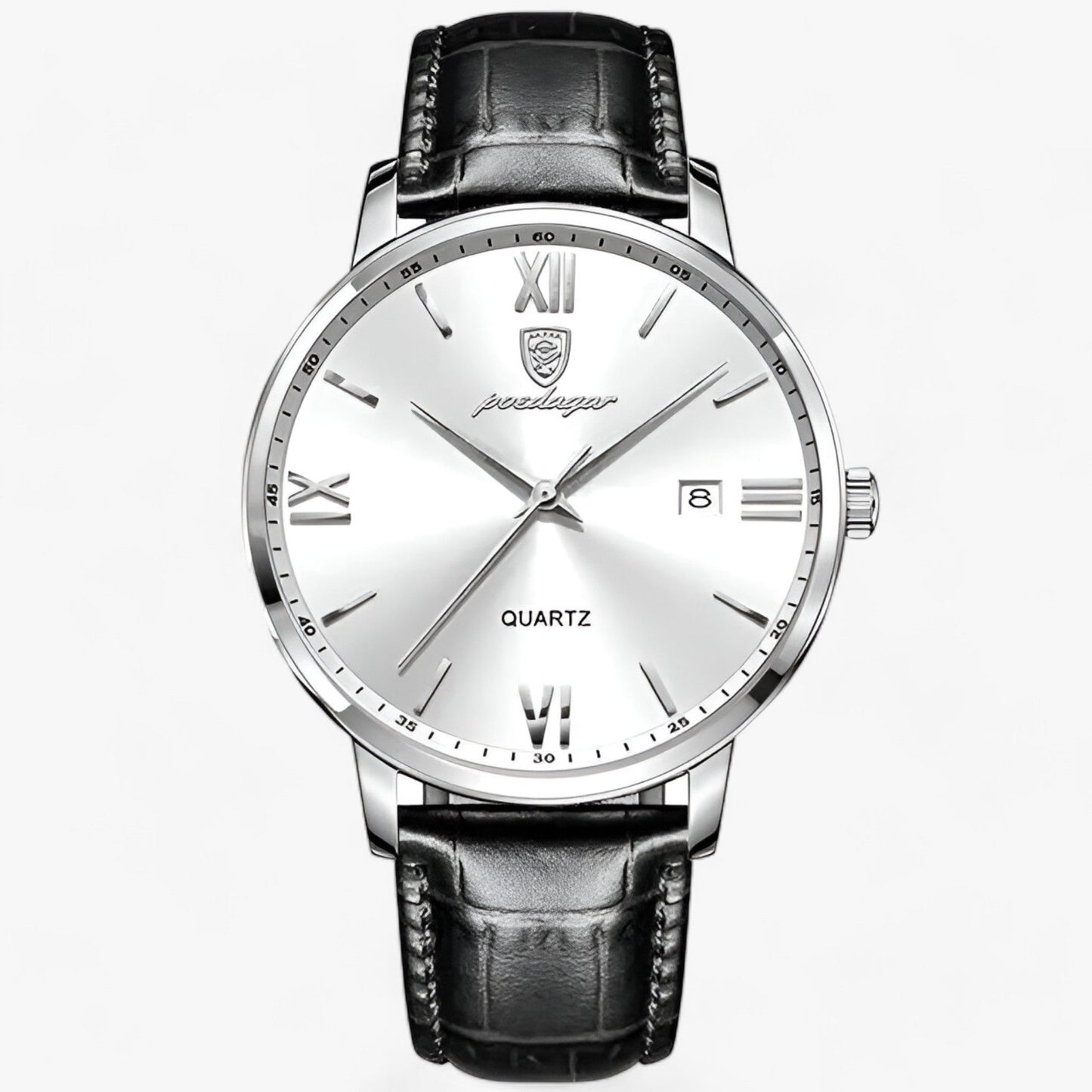 NICK / Heren Luxe Quartz Horloge - Stijlvolle Leerband voor Mannen