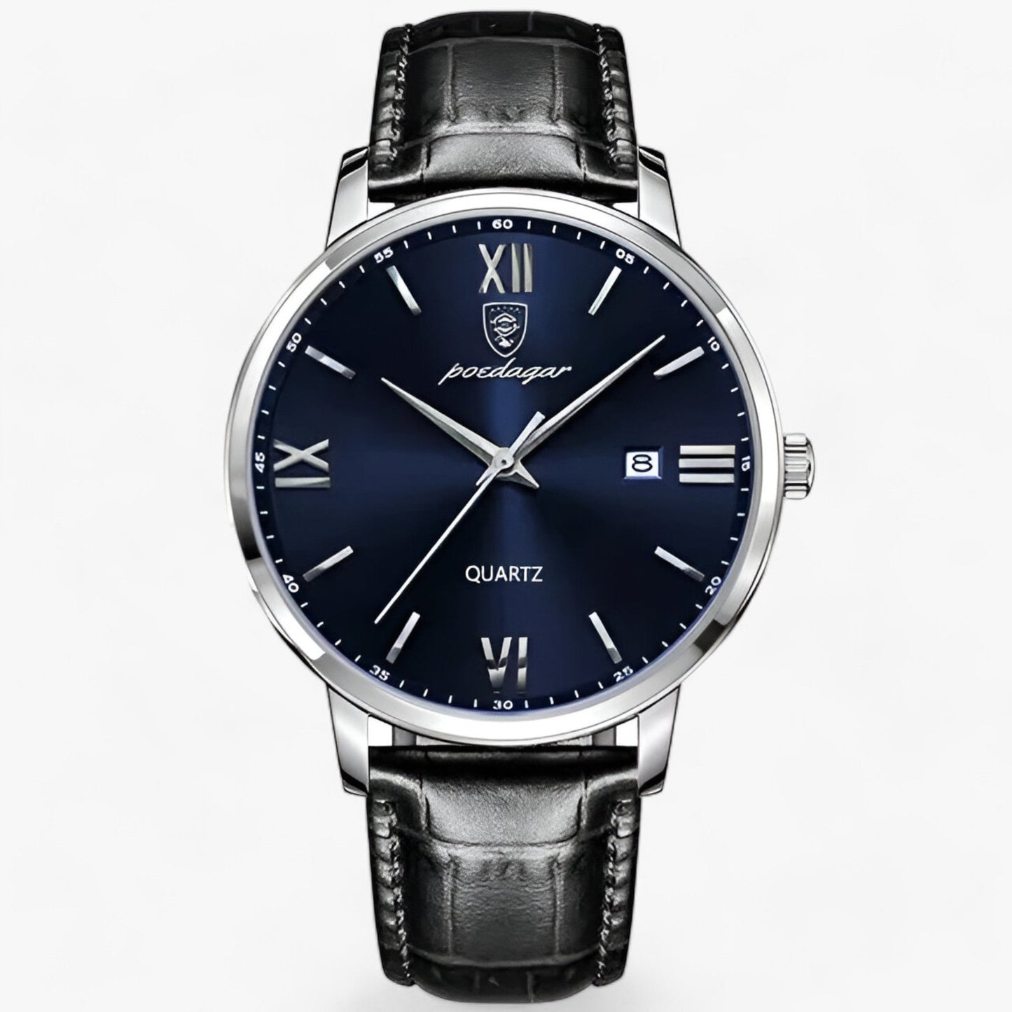 NICK / Heren Luxe Quartz Horloge - Stijlvolle Leerband voor Mannen
