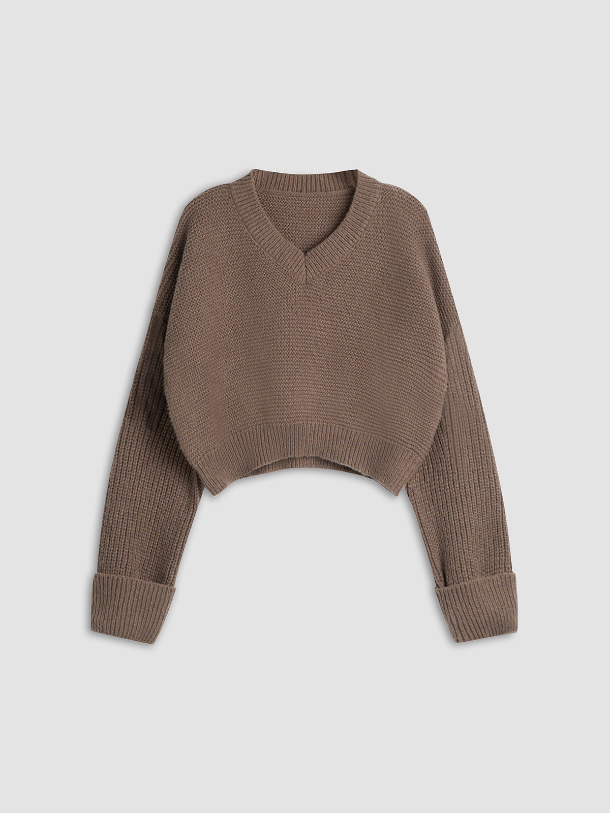 ROYCE - Minimalistische V-hals Trui